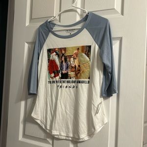 Friends Christmas Baseball T